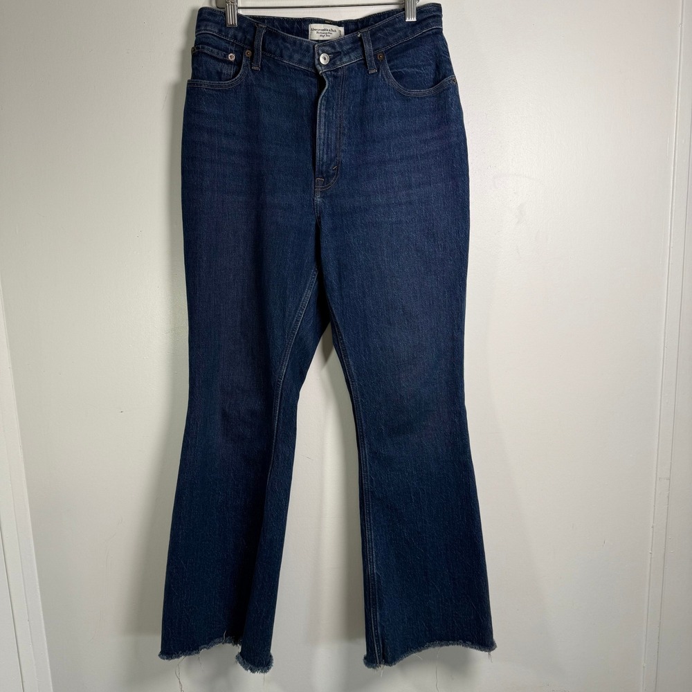 Abercrombie & Fitch The Vintage Flare Jeans 29/8S Dark Wash Curve Love High Rise